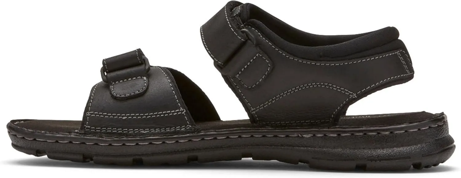 Rockport Men's Darwyn Quarter Strap Platform Slide Sandal