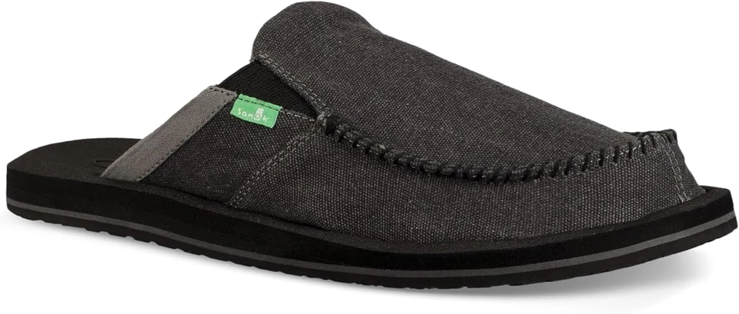 Sanuk Mens You Got My Back Mule | Mens Shoes | Slip On Shoes for Men | Men's Slip-on Loafers | Memory Foam Footbed