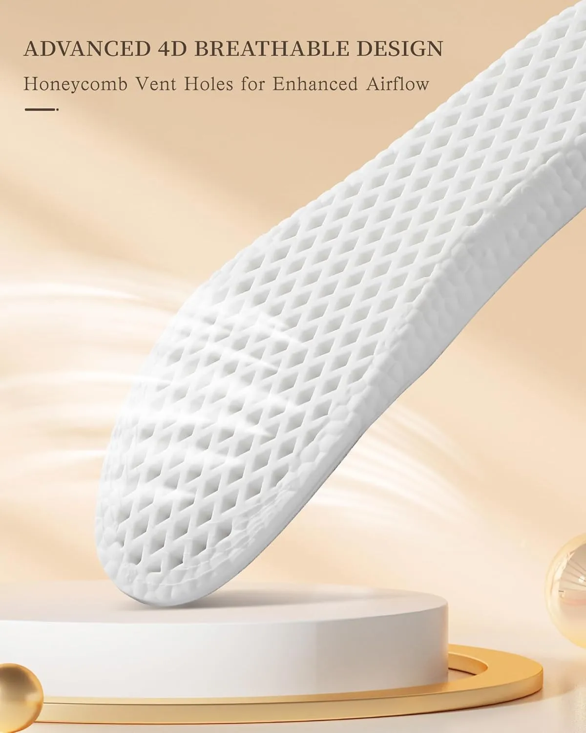 Shock Absorbing Foam Insoles for Men & Women — Arch Support Move Insoles & Shoe Inserts for Running, Walking, Standing All Day — Foot Pain Relief, All-Day Comfort & Fatigue Reduction