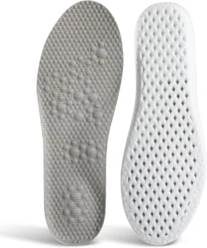 Shock Absorbing Foam Insoles for Men & Women — Arch Support Move Insoles & Shoe Inserts for Running, Walking, Standing All Day — Foot Pain Relief, All-Day Comfort & Fatigue Reduction
