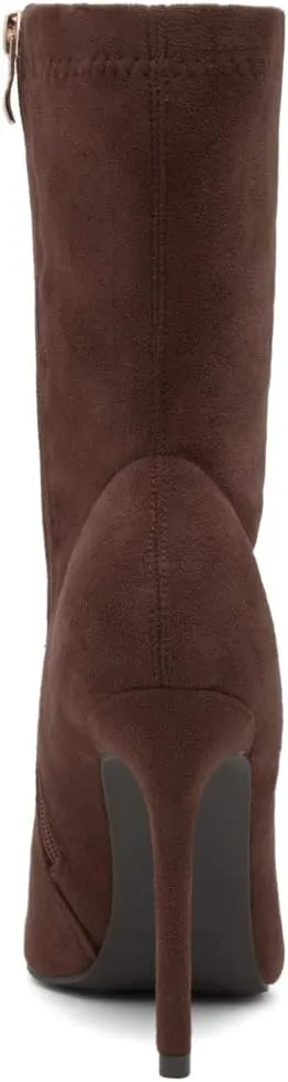 Shoe Land SLJessenie-L Women’s Pointed Toe Stiletto High Heel Ankle Booties Fashion Stretch Dress Boots
