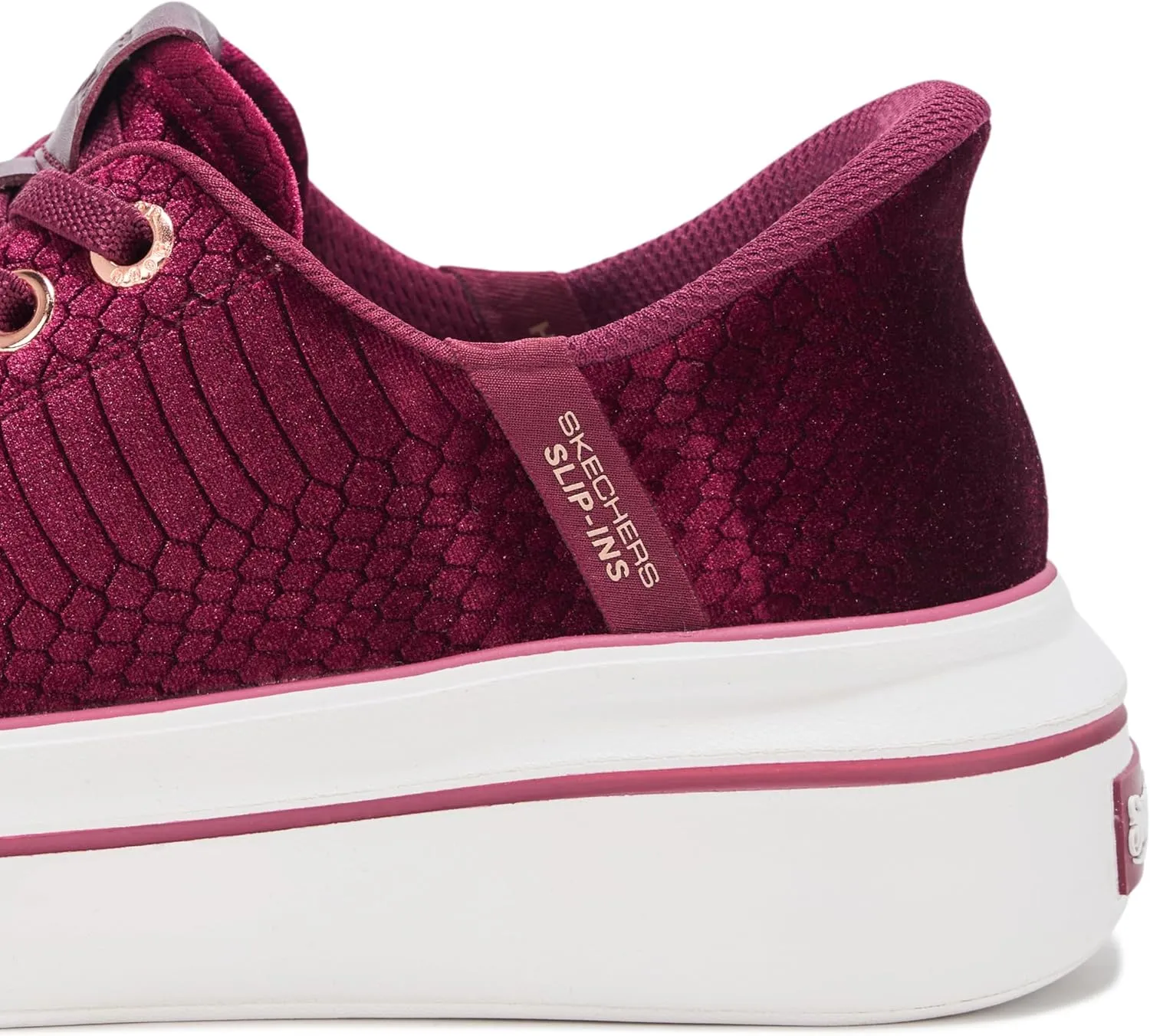 Skechers Women's One-Velvet Snoop Hands Free Slip-ins Sneaker