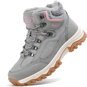 TARELO Womens Snow Boots Waterproof Shoes Winter Warm Fur Lined Non Slip Walking Fashion Hiking Boot