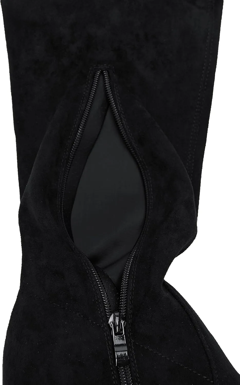 Vepose Women's 995 Over The Knee High Stylish Long 3.54Inch Square Toe Block Heel Boots