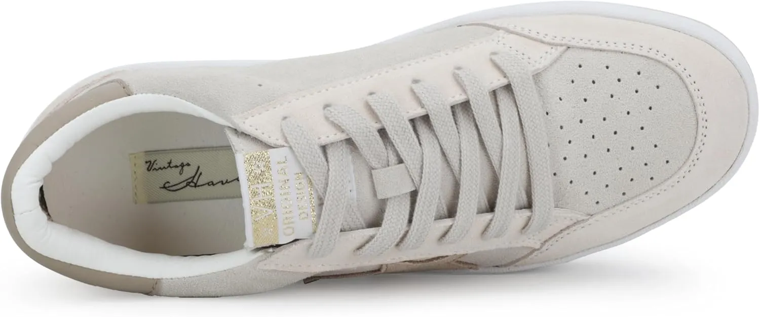Vintage Havana Lynn Women’s Fashion Sneakers | Low Top Tied-End Lace up Tennis Shoes | Comfortable Casual Star Shoes