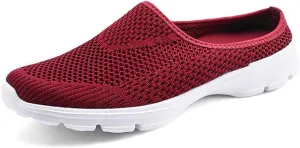 Women's Mules & Clogs Breathable Mesh Slippers 2025 Backless Walking Sneakers Comfortable Closed Toe Slides Non-Slip Hiking Shoes