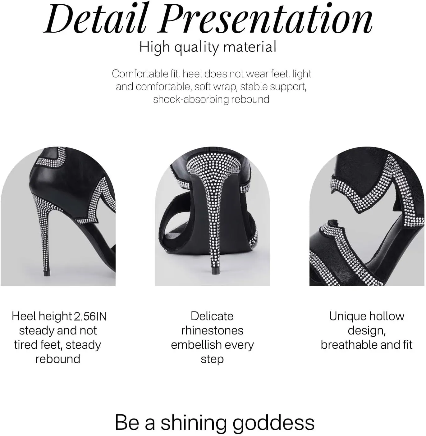 Women's Open Toe Booties Stiletto Fashion Rhinestone Short Boots Sexy Western Boots for Women Mid-calf Boots with Sparkly Crystal High Heel Elegance Peep Toe Boots