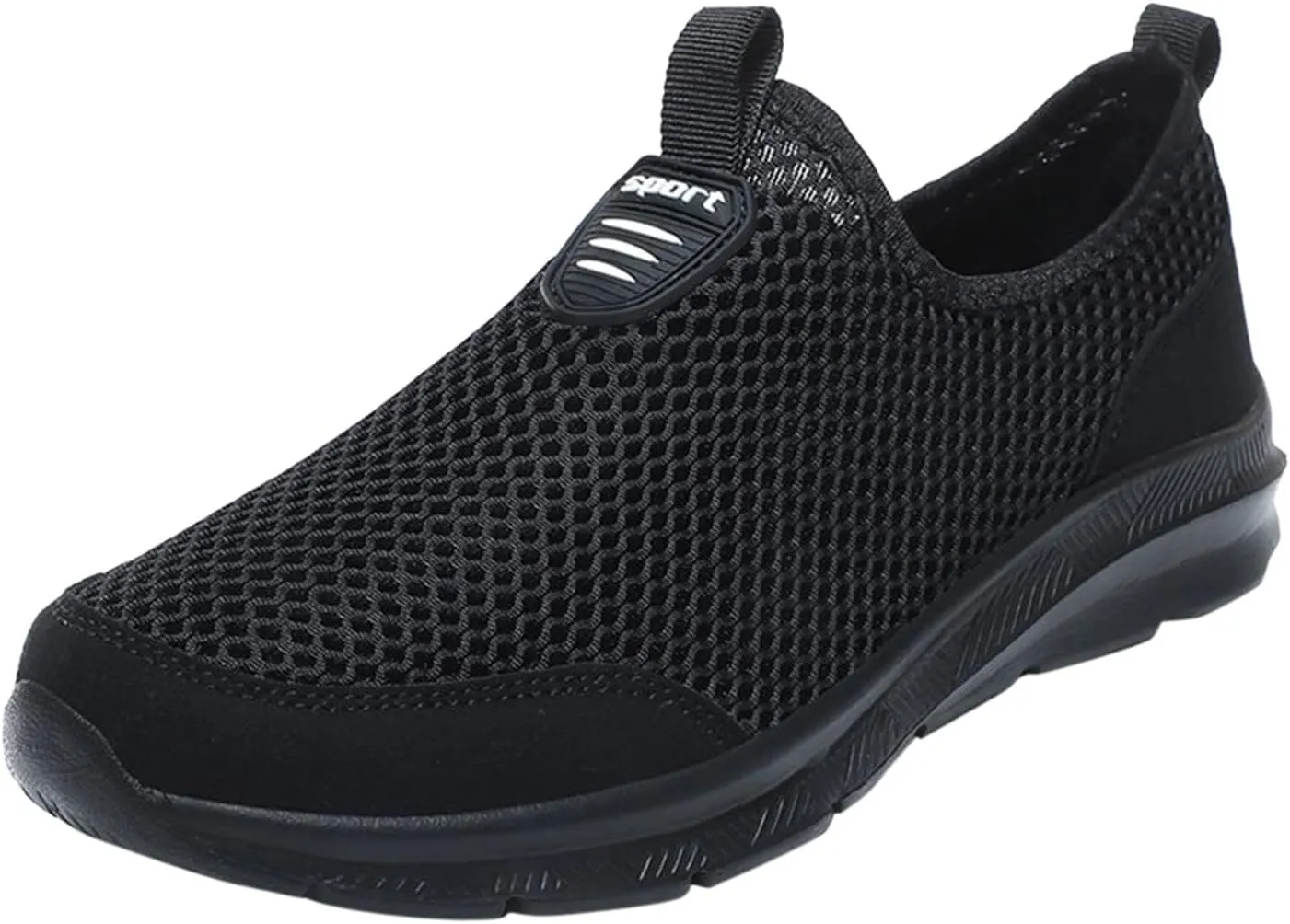 Womens Slip on Walking Shoes Comfort Lightweight Mens Running Shoes Wide Width Casual Shoes for Fall Chunky Sneakers Black Tennis Shoe Loafers Shoe