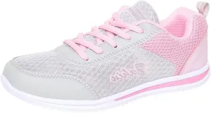 ZSpzx Womens Sneakers Lace Up Air Cushion Knit Running Shoes Lightweight Tennis Walking Shoe Ladies Mesh Breathable Work Fashion Sneaker Athletic Comfortable Casual Shoes for Gym Travel Daily Wear